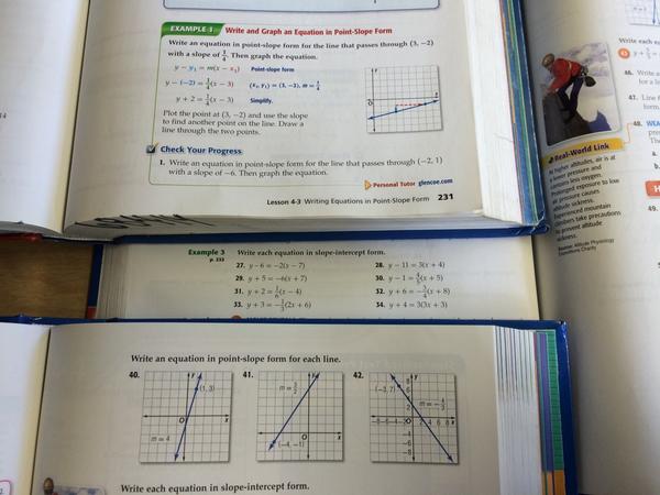 MrLeeAlgebra's tweet image. #alg4 hw pg 234:27,28,40,41