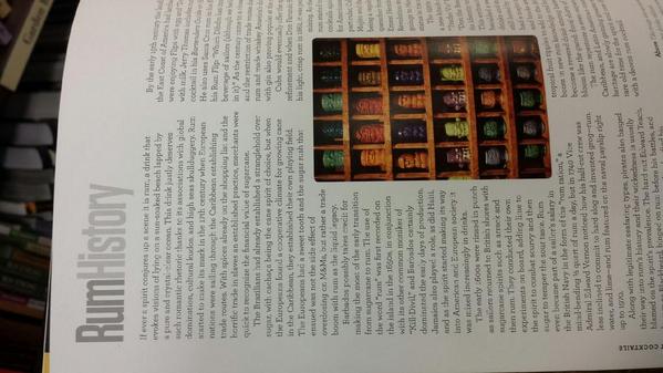 rumbledore11's tweet photo. Taking a break from Harry Potter, figured I would learn more about the history of rum #iloverum http://t.co/cBdgMut0vG