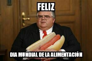 Feliz #DiaMundialdelaAlimentacion les desea Agustin Carstens, a su salud!