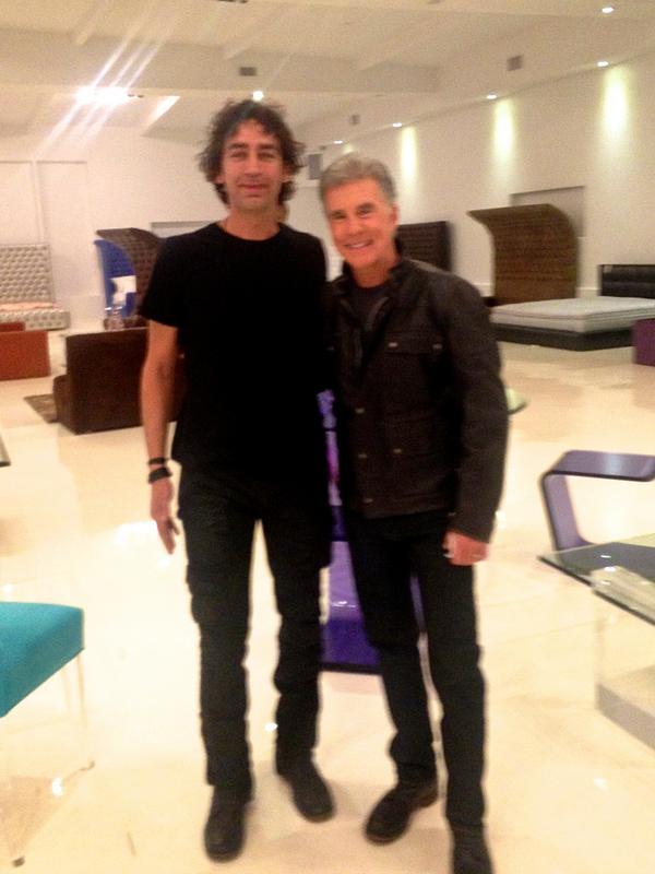 H_Studio's tweet photo. John Walsh visiting with Shlomi Haziza at HStudio LA! #hstudio http://t.co/PyeSaoJ9J8