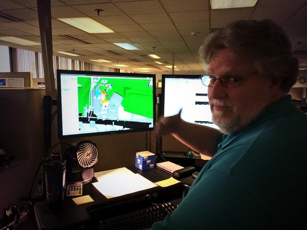 TrackSweeper's tweet photo. Check out the Gen 6 Track @elginsweeper being designed for 2015 season! @SiriusXMNASCAR @NASCARGreen #Clean2Green http://t.co/l74Zdf5LPy