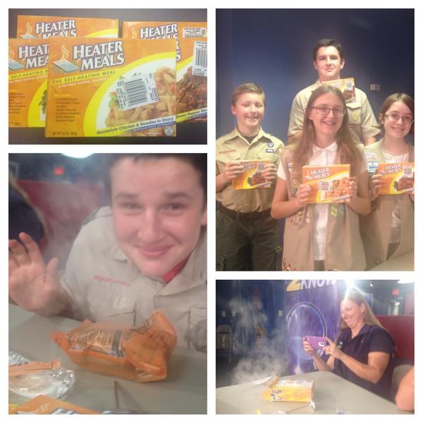 TanyaRiveraOn2's tweet image. Thx to @troop316gso &amp;amp; #GirlScouts from Summerfield for being part of the @2WTK #2Test #heatermeal