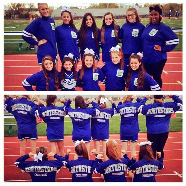 Coach__Kenzie's tweet photo. They're just so cute!!! #CNScheer #spirittees @VarsityFashions http://t.co/0eCaPPfYMd