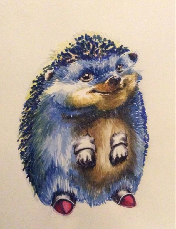 LecorsierC's tweet photo. Le dessin du soir, Sonic, le hérisson bleu... http://t.co/wSB46Sfh9P