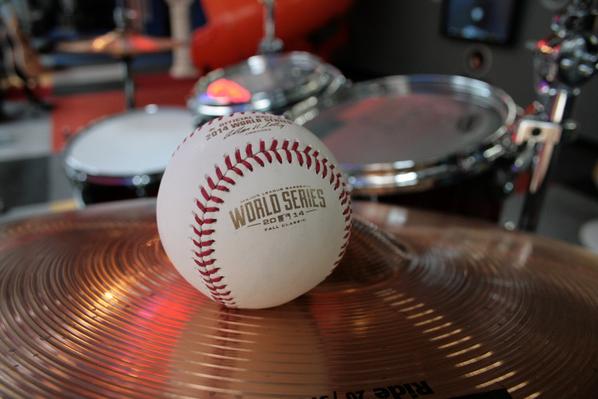 Cut4's tweet image. Followers to RETWEET can win an official #WorldSeries baseball.