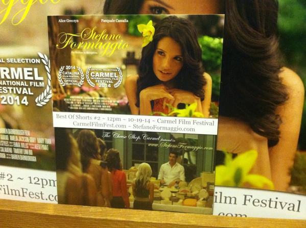 TheCheeseShop1's tweet photo. Yes, even #cheese gets into the act, errr picture!! Wishing best to our amis w/ #StefanoFormaggio @carmelintlfilm!! http://t.co/yin5USyhtl