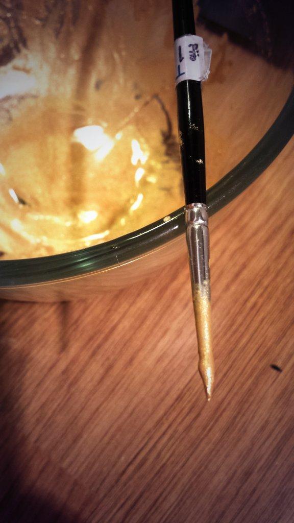 HMHCakes's tweet image. Note to self.... Buy a bigger paint brush! @ZoeGilhamCake @cake_anyone @Baked4_U  photo of the cake tomorrow!