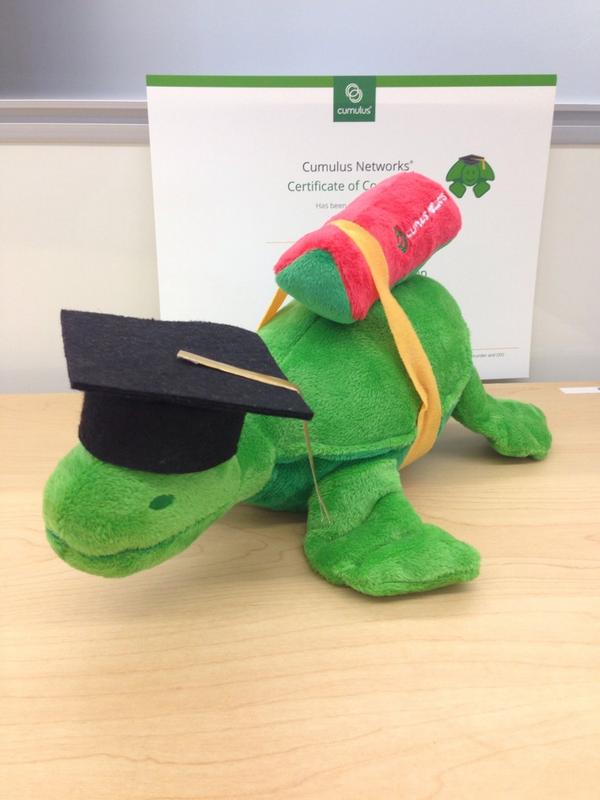 pangchen's tweet image. #rocketturtle completes the #CumulusLinux Boot Camp course @CumulusNetworks