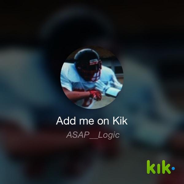 ASAP__Logic's tweet photo. Hey! I'm on #Kik - my username is 'ASAP__Logic' http://t.co/mB3y1Iu339 http://t.co/fUYy92eTb8