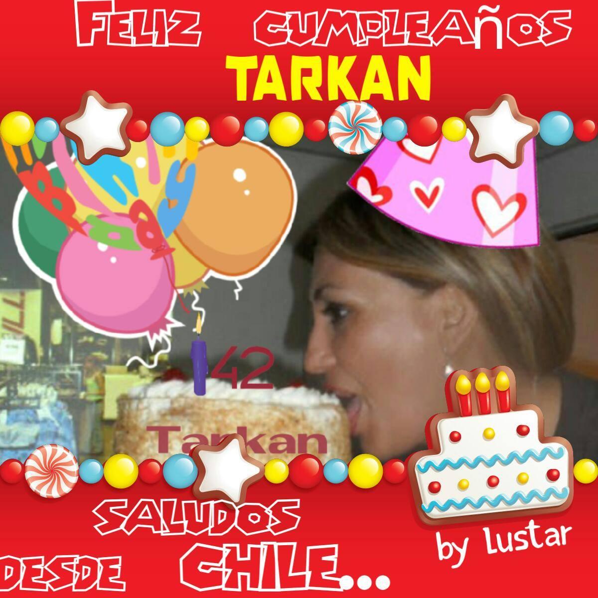  Happy birthday, my best wishes for this day from Chile ... 