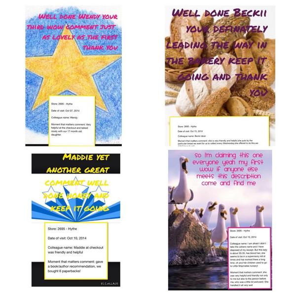 Well don't Team Hythe keep those comments coming and don't other to get involved on yammer #yam