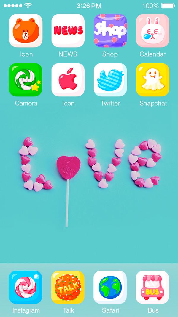 Line Deco公式アカウント בטוויטר 大人気可愛らしい アイコンがキャンディみたいなデコパック 付いている壁紙もとってもキュートだね 無料 おしゃれ Line 人気 Http T Co Ekgcypcb8k