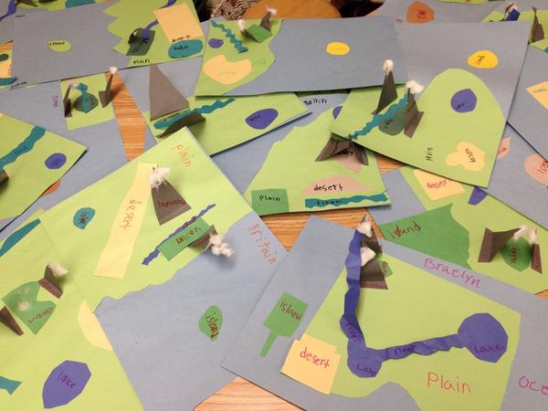 Hansen2ndGrade's tweet image. #physicalmaps #creative #EinsteinAintGotNothinOnUs