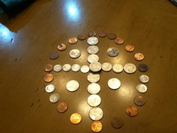 rail_road2's tweet photo. Coin Art http://t.co/TVenu2Vffc