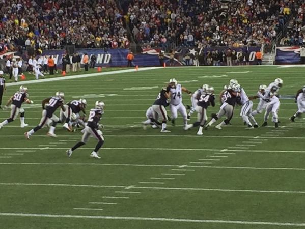 ketchabaw's tweet image. Thursday Night Football in Foxboro @netapp #netappNFL great customers and great game!