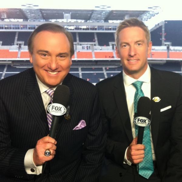 TimBrando's tweet photo. . @joelklatt & I are ready up in the booth at Reser Stadium. Join us 10et/9ct. #FS2 #UtahOregonSt http://t.co/NeihJjSB4a