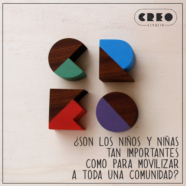 Lxs niñxs son el futuro, sí. Pero también son el presente. 
¿Cómo hacemos de ellxs nuestra prioridad? 
#EspacioCREO