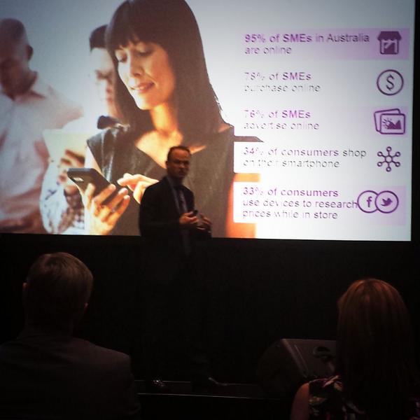 futurelogic's tweet photo. David Coventry from @Telstra talking about digital disruption at @yourbizexpo @pcec #cityofperth #smb #ybexpoperth http://t.co/y6UgCl1igT