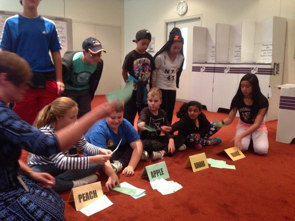 SJSyr62014's tweet photo. Mr Banana aka Josh Beattie wins the mock election. #closecall #3counts #s3can2014 http://t.co/zJHMdGWFNt