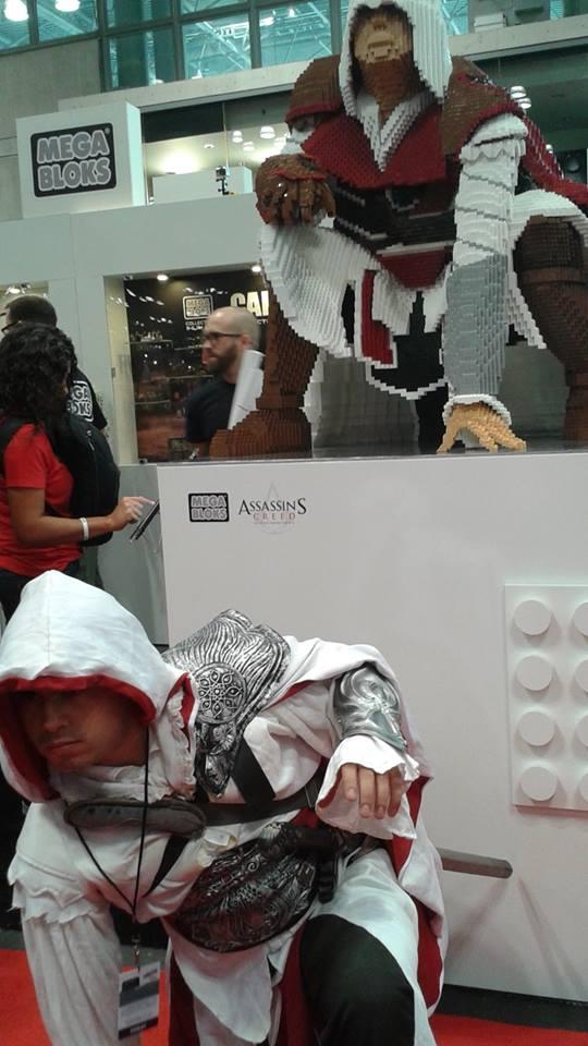 AlexP255's tweet photo. @assassinscreed They made a lego monument to me @NY_Comic_Con #AssassinGraves http://t.co/i8mgje461T