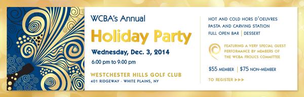 WCBANY's tweet photo. This year's WCBA Annual Holiday Party will be at Westchester Hills Golf Club!  For more info:  http://t.co/hyCeZ8pvir http://t.co/e6HhMRXBQp