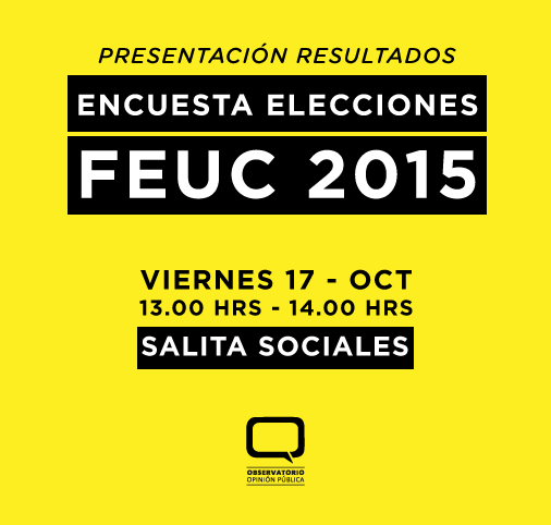 OOPUC's tweet photo. Trabajando para usté! Vayan mañana a la presentación! #EleccionesFEUC http://t.co/wOLzuJ6kjE