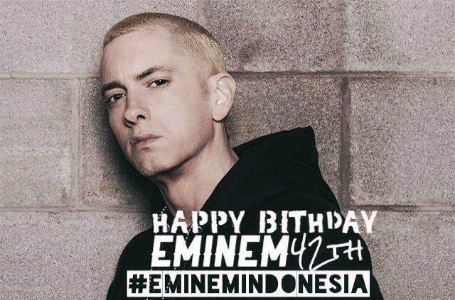  happy birthday marshall wish you all the best, you the best rapper in the world 