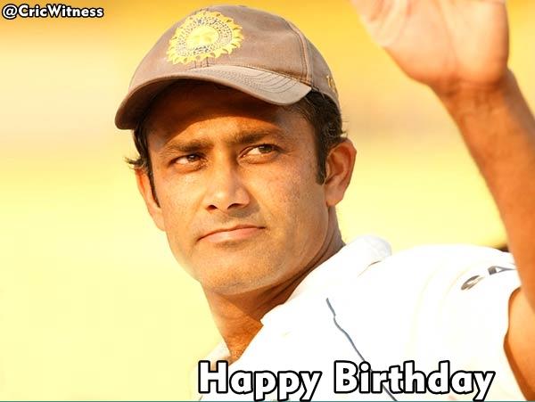 Happy Birthday to & s Anil Kumble 