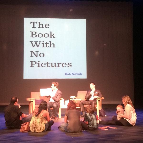SaveCappuccino's tweet photo. The Book With No Pictures is all that and a bag of chips @bjnovak #savecappuccino http://t.co/LSo1mZSEXX