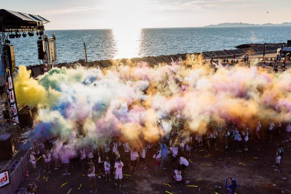 TheColorRunHK's tweet image. Colors everywhere from our friends at @TheColorRunFR in Marseille a few weekends back! You ready for this #HongKong?!
