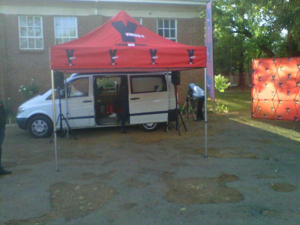 KineticRSA's tweet image. Broadcasting live at Potch Boys... #EngineeringThings #Yfm