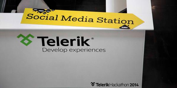 Telerik's tweet photo. We're adding the final touches to #TelerikHack. http://t.co/1ZmiVYIRF6