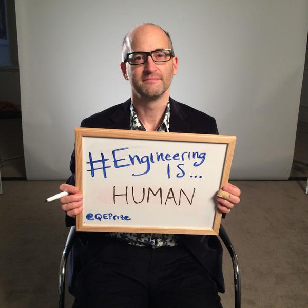 QEPrize's tweet image. #EngineeringIS HUMAN - @markmiodownik