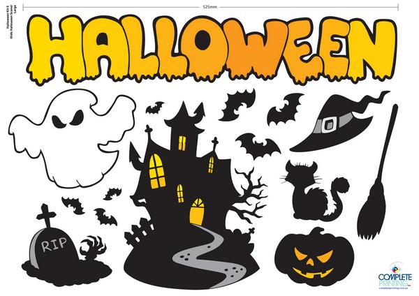 PrintGC's tweet image. Ideas for #HalloweenGames? Play 'Pin the Hat on the Ghost' with our #Reusable #WallDecal kit! #PartyGames #KidsParty