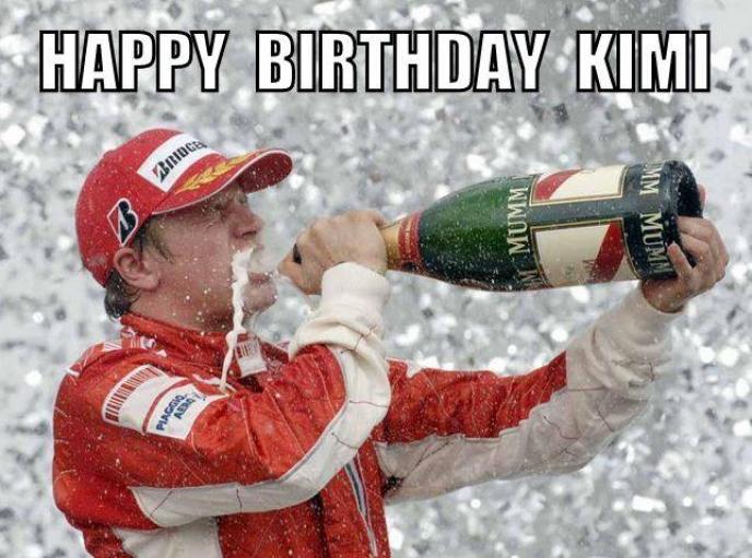 Happy Birthday to one of the coolest F1 drivers of all time - Kimi Raikkonen.    