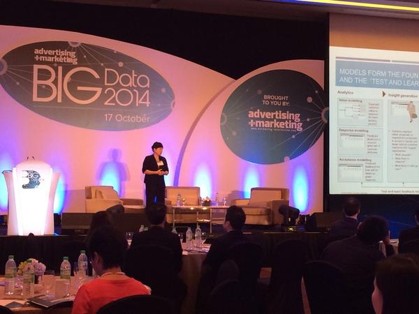 MarketingEds's tweet image. Mei sian of AFMS Solutions on measuring value in data #bigdata2014