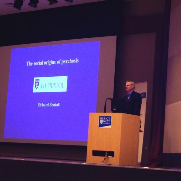 IPCD2's tweet photo. Opening keynote @RichardBentall discusses the social origins of psychosis http://t.co/CIDey2qLuX