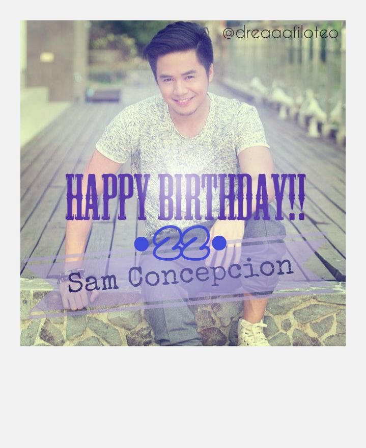 Happy birthday sammysamsam!!  :*   