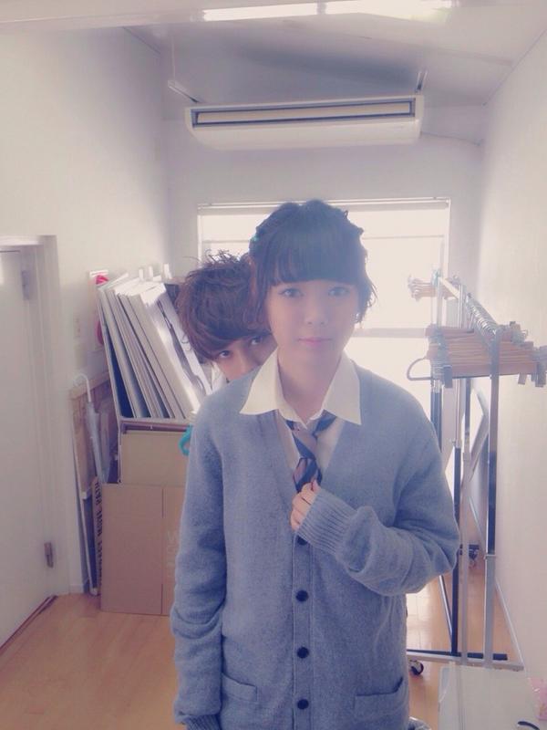 dokumoboysgirls's tweet photo. uyuも来てはった。髪型レア（´-`）.｡oO（ http://t.co/mZItDMlcQ9