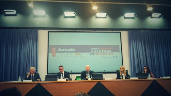 RPDiscapacidad's tweet photo. Mesa de alto nivel juridico en Jornada @maltrato_discap la fiscalia, el CGPJ, los jueces, organizaciones y la AGE http://t.co/GS6TwPoriE