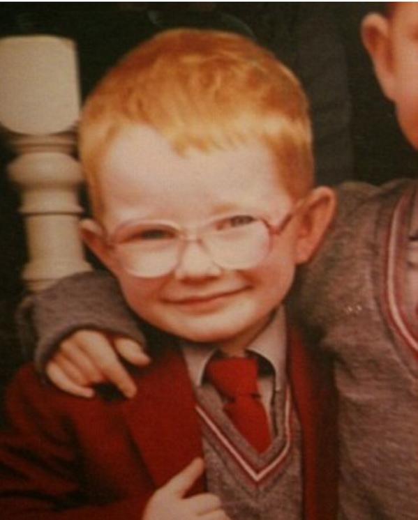 Just seen this photo of <a href="/edsheeran/">Ed Sheeran HQ</a> when he was little #whatacutie