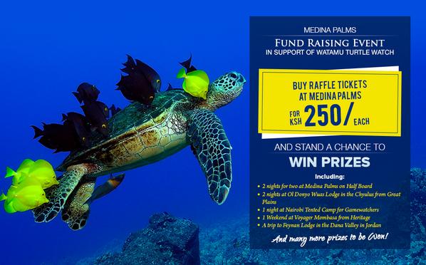 Protect our turtles, support #Watamuwildwatch at our Fund Raising Event tomorrow 18th and WIN! See details in pic
