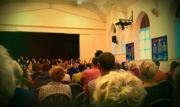 Pemberton Festival continues at St John's School, with Autumn songs and a full house. <a href="/Pemfestival/">Pemberton Festival</a>