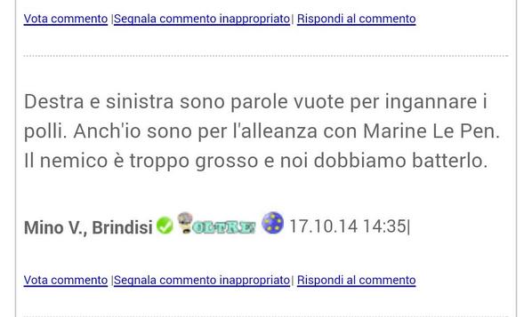 Tersite66's tweet image. Altra proposta dalla #DemD #m5s:
andare da #MarineLePen
facendo i vaghi e magari nn si ricorda la MERDBIIP lanciatale