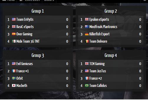Epsilon_eSports's tweet photo. Here's the CoD groups for @esworldcup http://t.co/1vWuIaF1EB
