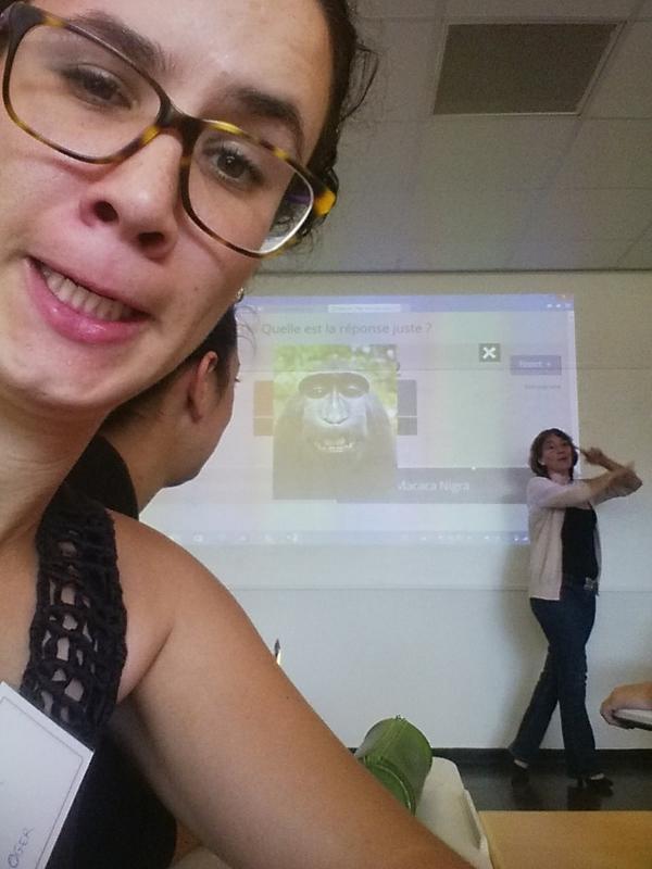 rose_oger's tweet photo. Selfie propriété intellectuelle @AlexandraKHA #openedudays http://t.co/J5dI6RWooL