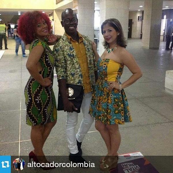 Altocador's tweet photo. @BellaMorenaMia @josepacios y @apepegrillo vestidos por #NiaMurillo #africanfashiondesigners #africanlovers http://t.co/wpeDwUDXwa