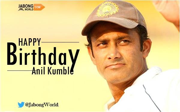 Happy Birthday Anil Kumble!!!
We wishes a very Happy Birthday to Legend.   