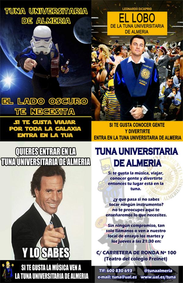 tunaalmeria's tweet photo. Si te gusta la música, viajar y divertirte ven a la tuna... es el momento... http://t.co/y9cWCq79Zx