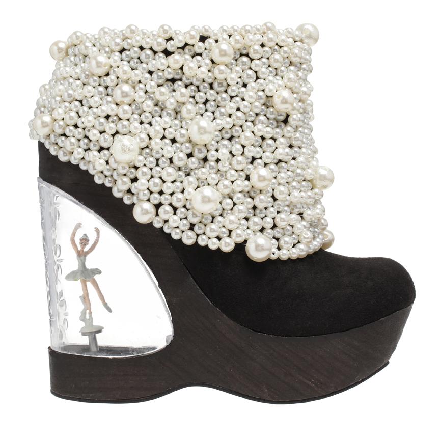 irregular choice glissade ballerina wedges